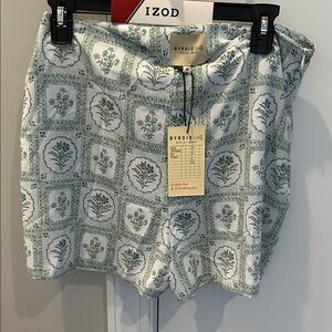 BYRDIE Green Floral Print Shorts - Women's